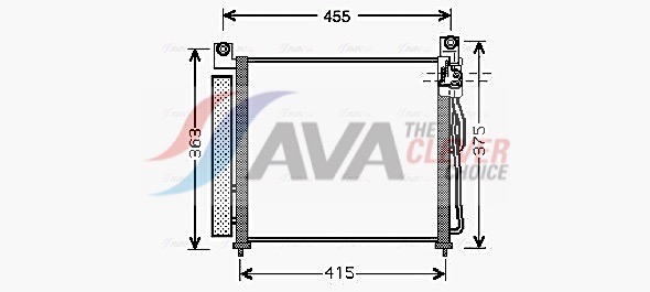 Condensatore, Climatizzatore - KA5065D AVA QUALITY COOLING