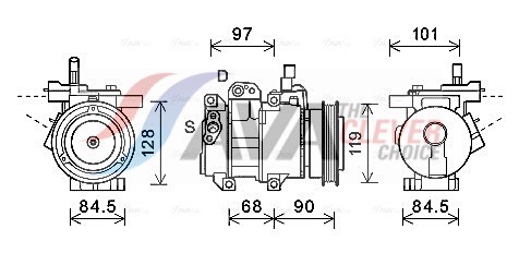 kompresorius, oro kondicionierius - KAAK261 AVA QUALITY COOLING
