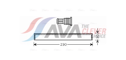 Dryer, air conditioning - KAD083 AVA QUALITY COOLING