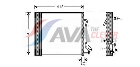 Конденсатор, кондиционер - MCA5010D AVA QUALITY COOLING