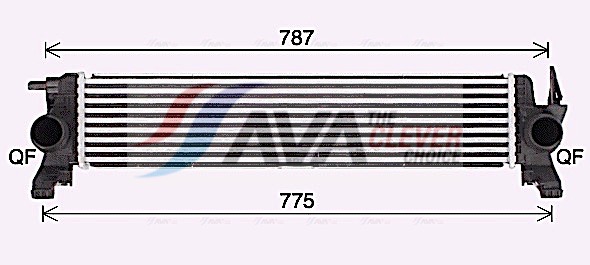 Intercooler - MS4720 AVA QUALITY COOLING