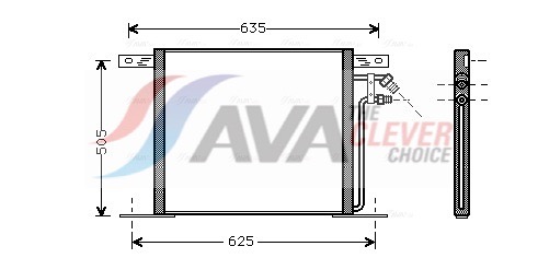 Condensatore, Climatizzatore - MS5220 AVA QUALITY COOLING