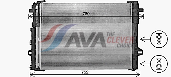 Конденсатор, кондиционер - MS5716D AVA QUALITY COOLING