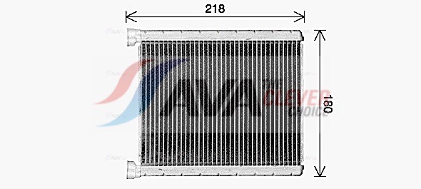 Теплообменник, отопление салона - MS6763 AVA QUALITY COOLING