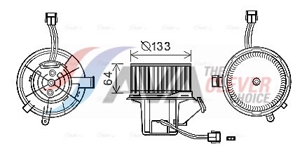 Ventilatore abitacolo - MS8640 AVA QUALITY COOLING