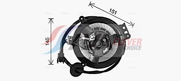 Вентилятор салона - MS8771 AVA QUALITY COOLING