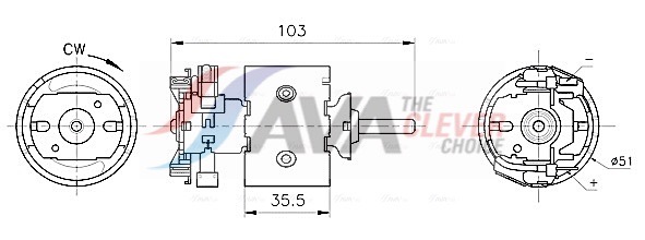 vidaus pūtiklis - MS8783 AVA QUALITY COOLING