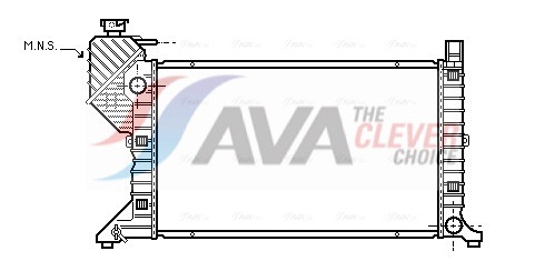 Radiator, engine cooling - MSA2183 AVA QUALITY COOLING