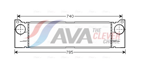 Intercooler - MSA4370 AVA QUALITY COOLING