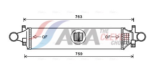 Intercooler - MSA4658 AVA QUALITY COOLING
