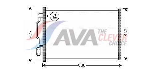 Конденсатор, кондиционер - MSA5605 AVA QUALITY COOLING