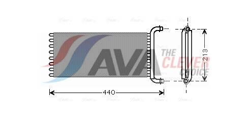 Теплообменник, отопление салона - MSA6441 AVA QUALITY COOLING