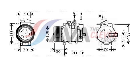 kompresorius, oro kondicionierius - MSAK431 AVA QUALITY COOLING