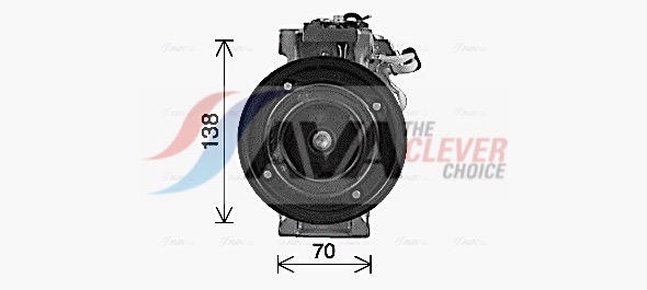 kompresorius, oro kondicionierius - MSAK737 AVA QUALITY COOLING