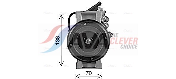 Compressore, Climatizzatore - MSAK747 AVA QUALITY COOLING