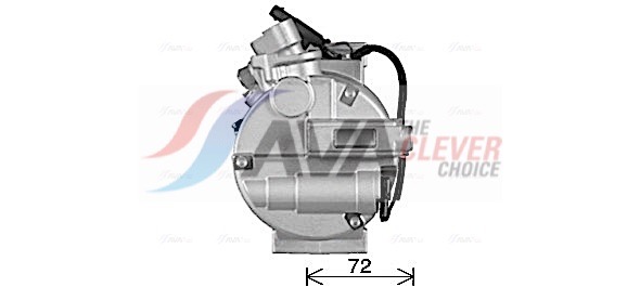 Compressor, air conditioning - MSAK747 AVA QUALITY COOLING