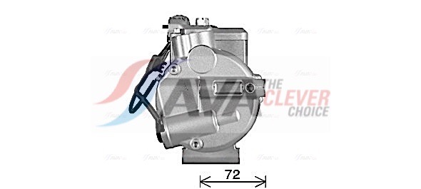 Compressor, air conditioning - MSAK759 AVA QUALITY COOLING