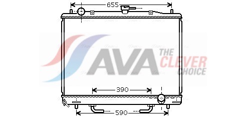 Radiatore, Raffreddamento motore - MT2170 AVA QUALITY COOLING