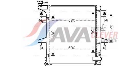 Radiator, engine cooling - MT2203 AVA QUALITY COOLING