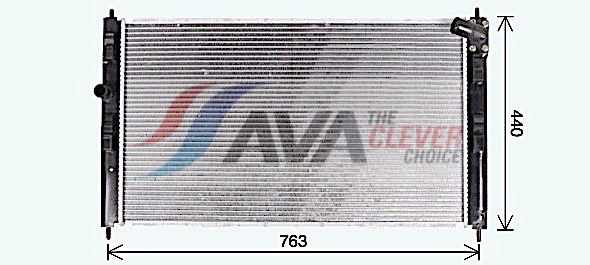 Radiator, engine cooling - MT2274 AVA QUALITY COOLING