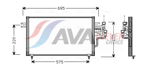 Condensatore, Climatizzatore - MT5119 AVA QUALITY COOLING