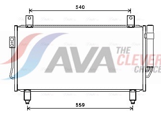 Condenser, air conditioning - MT5252D AVA QUALITY COOLING