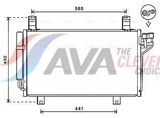 Condenser, air conditioning - MZ5264D AVA QUALITY COOLING