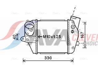 Intercooler, charger - MZA4243 AVA QUALITY COOLING