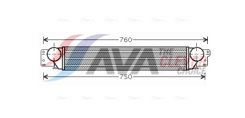 Intercooler - OL4442 AVA QUALITY COOLING