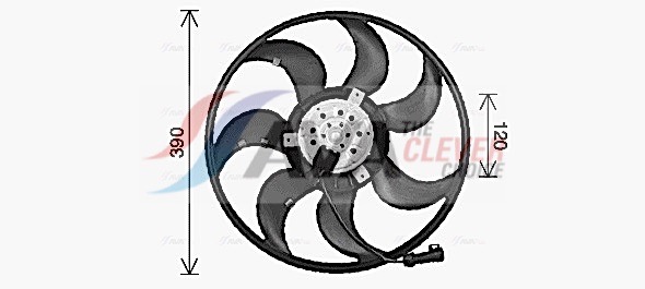 Fan, radiator - OL7737 AVA QUALITY COOLING