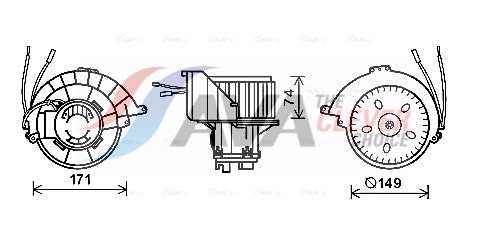 Interior Blower - OL8627 AVA QUALITY COOLING