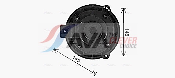 Вентилятор салона - OL8728 AVA QUALITY COOLING