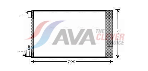 Condensatore, Climatizzatore - OLA5478D AVA QUALITY COOLING