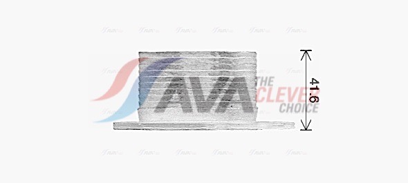 Oil Cooler, engine oil - PE3424 AVA QUALITY COOLING