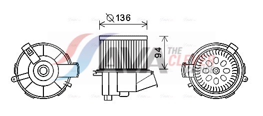 Ventilatore abitacolo - PE8387 AVA QUALITY COOLING
