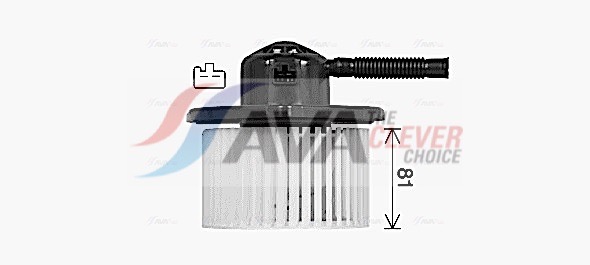 Interior Blower - PE8428 AVA QUALITY COOLING