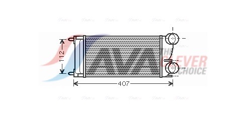 Intercooler, charger - PEA4332 AVA QUALITY COOLING