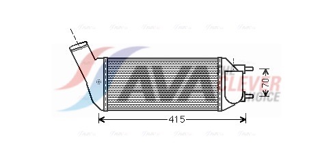 Intercooler - PEA4341 AVA QUALITY COOLING
