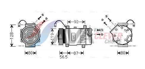 Compressore, Climatizzatore - PEAK036 AVA QUALITY COOLING