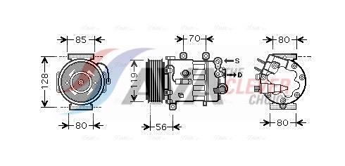 Compressore, Climatizzatore - PEAK322 AVA QUALITY COOLING