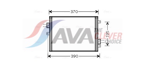 Condenser, air conditioning - PRA5052 AVA QUALITY COOLING
