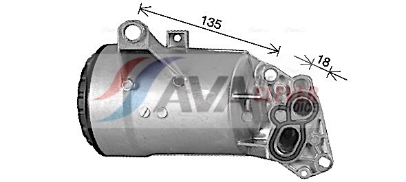 Radiatore olio, Olio motore - RT3660H AVA QUALITY COOLING