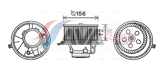 Ventilatore abitacolo - RT8581 AVA QUALITY COOLING