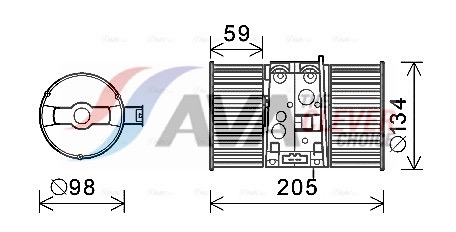 vidaus pūtiklis - RT8586 AVA QUALITY COOLING
