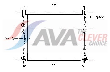 radiatorius, variklio aušinimas - RTA2470 AVA QUALITY COOLING