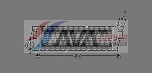 Intercooler - RTA4316 AVA QUALITY COOLING