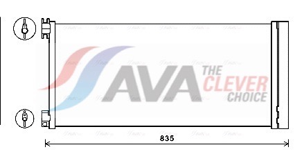 Condenser, air conditioning - RTA5626D AVA QUALITY COOLING