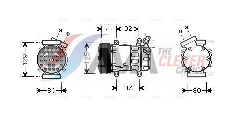 Compressore, Climatizzatore - RTAK401 AVA QUALITY COOLING