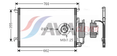 Condensatore, Climatizzatore - SBA5058D AVA QUALITY COOLING