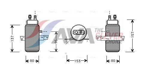 Dryer, air conditioning - SBD043 AVA QUALITY COOLING